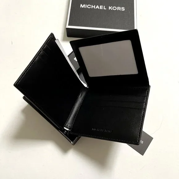 Michael Kors Brown Monogram Bifold Wallet - Picture 4 of 9